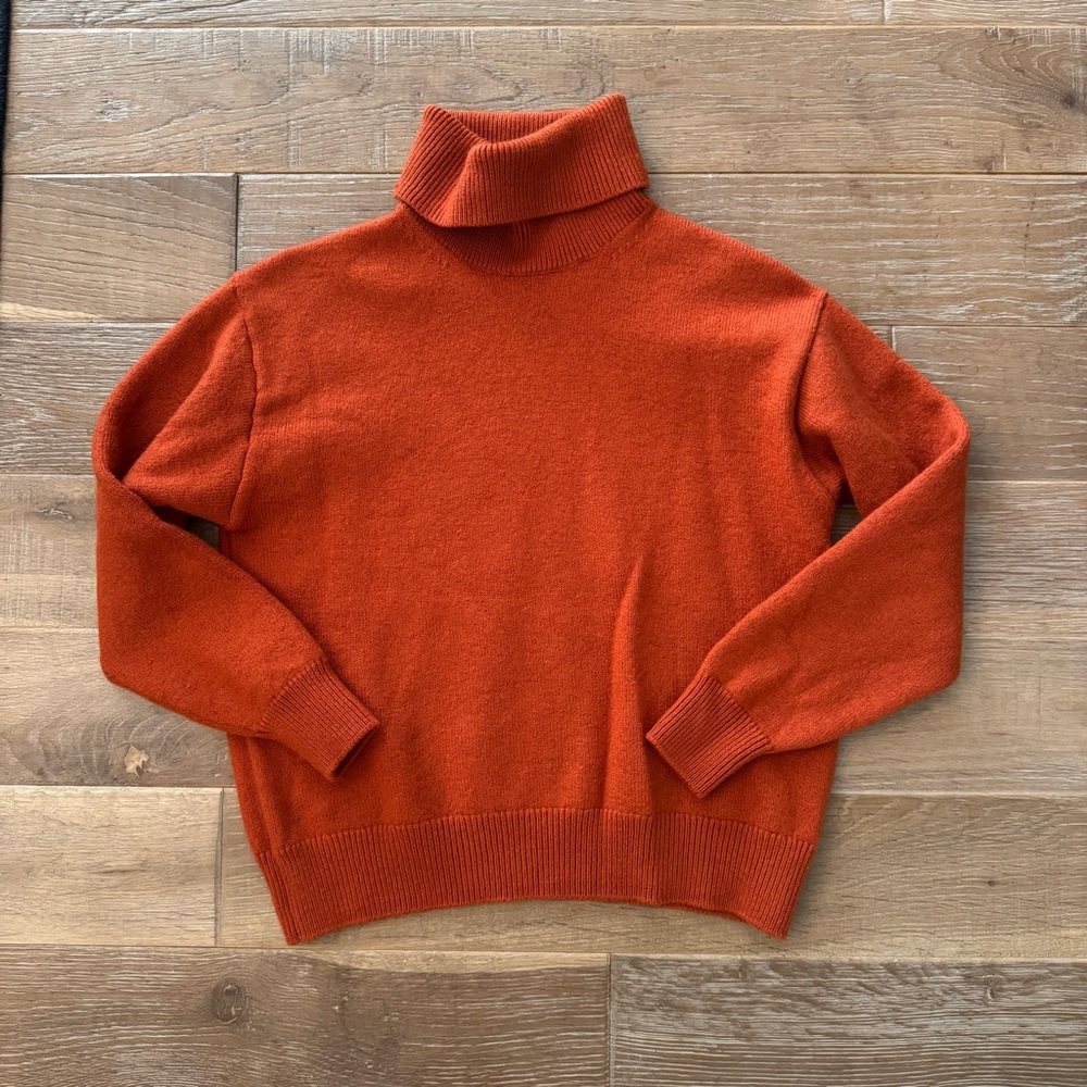 Wilfred Free Aritzia Rust Orange Sweater